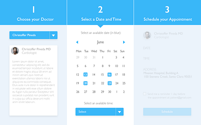 Doctor Appointment Mobile Screens appointment medical ui ux visual