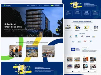 Color experiments and company profile website design branding graphic design ui uiux website