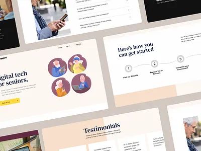 Senior Support 3d animation branding design graphic design illustration logo motion graphics ui vector