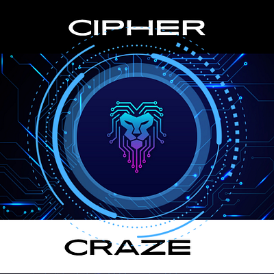 cipher craze logo branding design graphic design logo