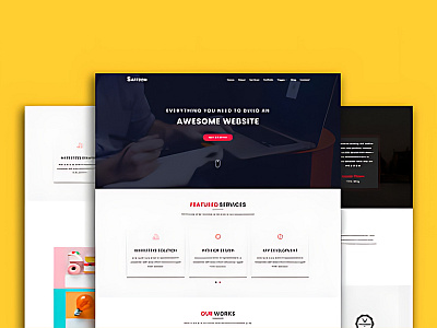 Business Website Landing Page Template bootstrap template business template html template landing page template mourithemes