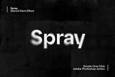 Spray - Stencil Spray Paint Effect graffiti graffiti brush paint photoshop action spray spray paint sprayed stencil