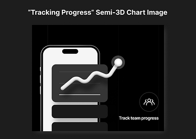Semi-3D Chart illustration app design figma illustration ui uiux ux