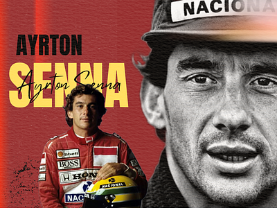 Ayrton Senna adobe illustrator canva f1 graphicdesign posterdesign