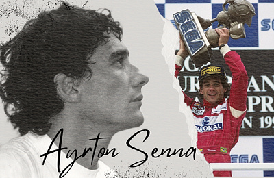 Ayrton Senna graphicdesign poster ui