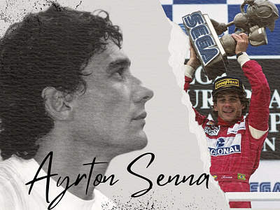 Ayrton Senna graphicdesign poster ui