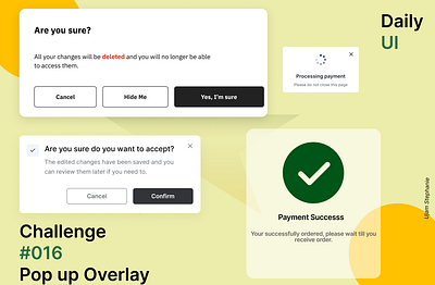 Day #016 Popup overlay branding design graphic design ui ux