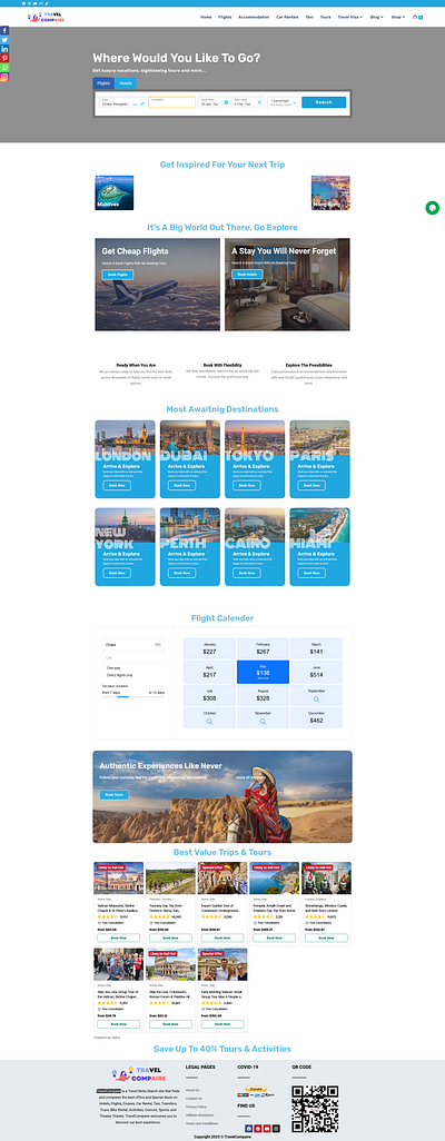 Travel 2 design website website design wordpress