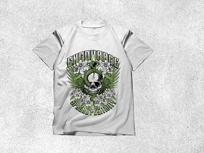 Skull t-shirt design branding graphic design illustration product design t shirt design typography
