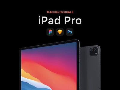 iPad Pro 12.9-inch Mockups Scenes apple device device ios ipad ipad mockup ipad pro photorealistic photoshop psd sketch