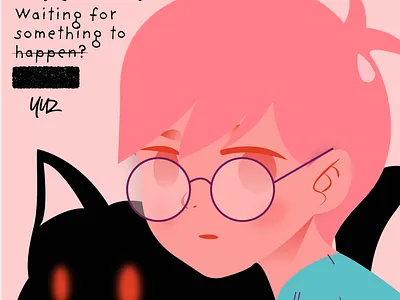 Meow animation char character design digital drawing ghibli graphic design illustration omori