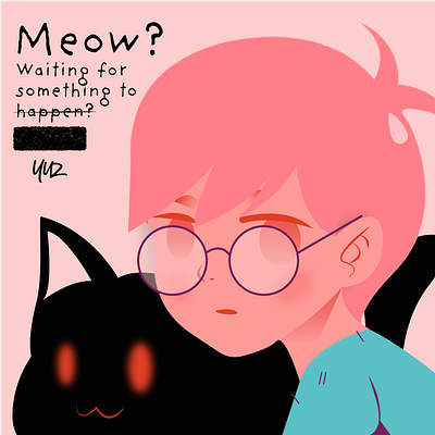Meow animation char character design digital drawing ghibli graphic design illustration omori