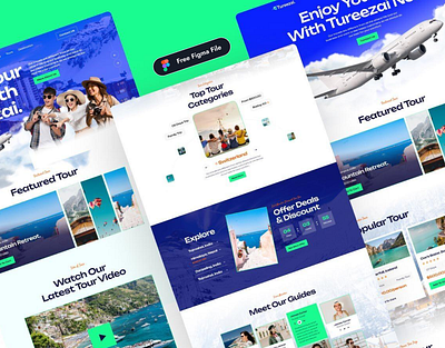 Travel & Tours Agency Website abroad design tourism tourisme travel travel agency travel website design traveling vaccation website