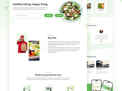 Fity Website Landing page design figma fit fitness fity food graphic design healthy healthy food sport u ui uidesign uiinspiration uiux userinterface website