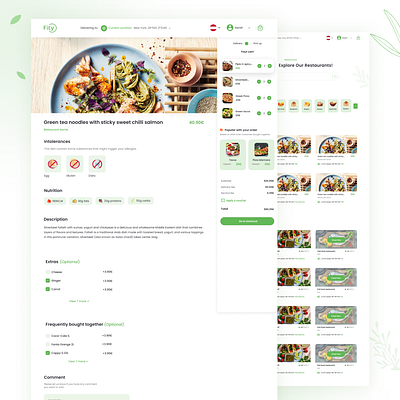 Fity Website delivery design figma fit fitness fity food graphic design healthy order sport ui uidesign uiinspiration uiux userinterface website