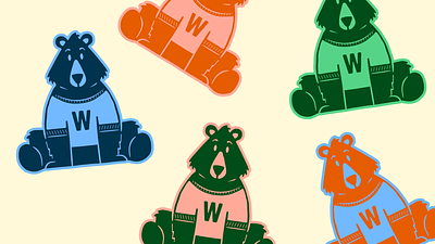 Camp Bear Mascot animal bear branding camp illustration logo logo design mascot summer camp tees vintage