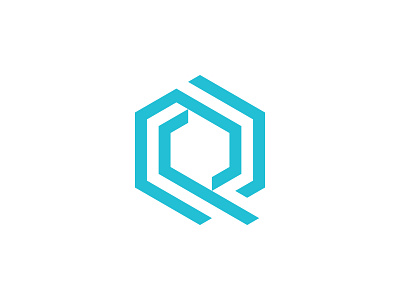 Q Box box brand branding cube geometric hexagon identity letter letter q line logo minimalist modern q letter