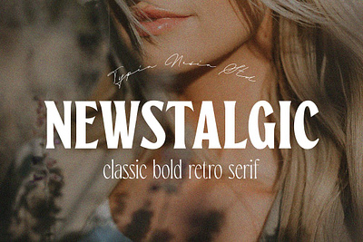 Newstalgic - Retro Bold Serif bold branding classic logo nostalgia nostalgic retro serif vintage
