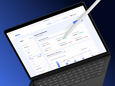 MKIII - Health Dashboard brand branding card ui dahsboard dashboard ui gradient graph health health dashboard healthcare layout metrics mockup product design saas style guide ui ui ux ux web