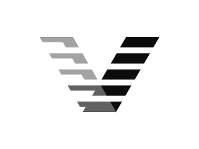 Letter V aerospace arrowhead automotive aviation brand branding fitness geometric identity letter v logistics logo sports stripe triangle v letter wings