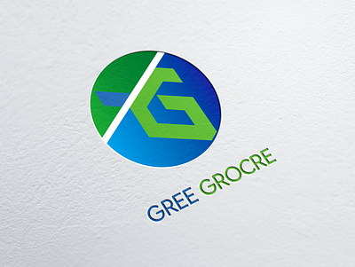 GREE GROCRE branding graphic design logo