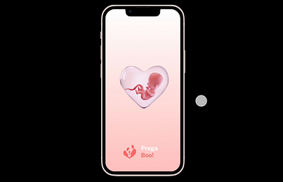 Pregnancy Tracker App Design - Prototype 3d graphic design ui