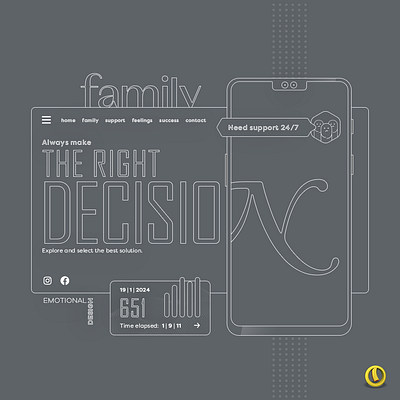 Decisions wireframe branding design graphic design illustration logo message typography ui vector web design
