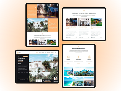 Elevate Your Real Estate Business with 'Real Estate' by Visualmo design development graphic design template theme ui wordpress