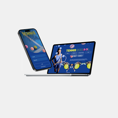 TennisAppdesign appdesign branding graphic design ui uiux userinterface ux webdesign