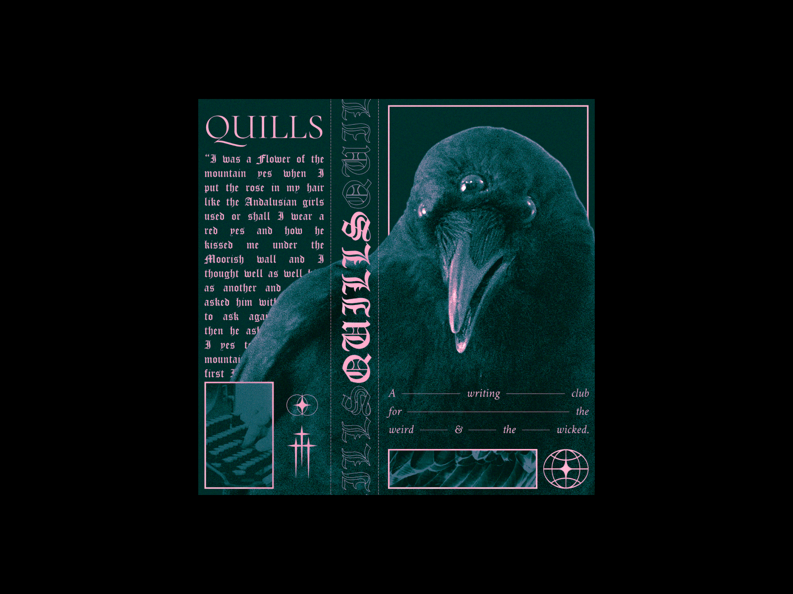 Book Club Graphic branding brutalism brutalist graphic design