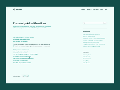 Frequently Asked Questions (FAQ) answers branding design design exploration faq figma frequently asked questions information links page product design questions related blogs ui ui design ux ux design webdesign website