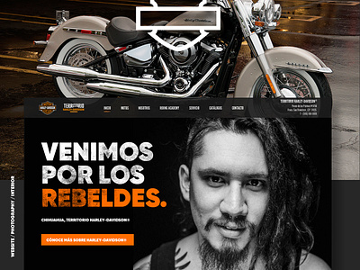 Harley-Davidson® bike brand brand design branding branding design design graphic design harley harley davidson harley davidson store illustration interior design logo motor bike motorcycle store