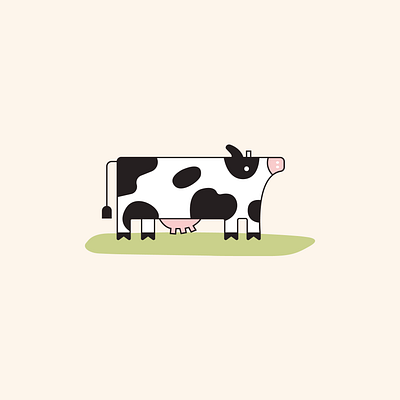 A COW - Illustration cow illustration