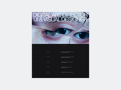 Self-website experiments 3d clean ui design graphic design web