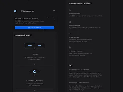 Mobile Dashboard - Affiliate program affiliate program design figma mobile product product design ui ux