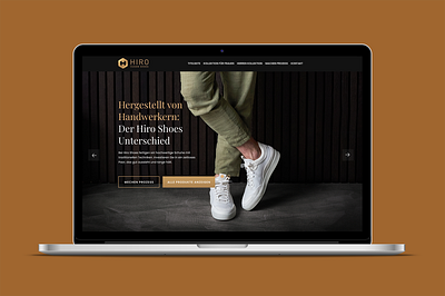 Hiro Shoes design graphic design minimal minimalistic natural website