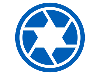 Project Moreshet logo aperture camera jewish logo star