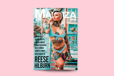 Makuza Mag - Reese Hilburn desing graphic design indesing layout magazine