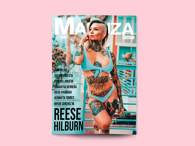 Makuza Mag - Reese Hilburn desing graphic design indesing layout magazine