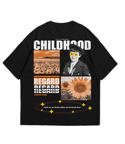 ChildHood T-Shirt Design branding design graphic design hoodie illustration streetwear t shirt