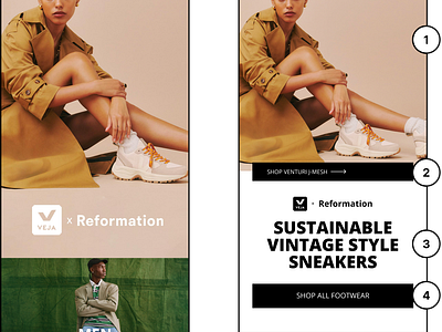 Veja | CRO apparel conversionrate cro footwear shoes sneakers style sustainable ui ux web design website