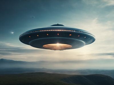 Celestial Encounter: Unveiling the Enigma of a Realistic UFO exploration