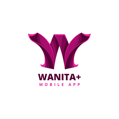 Wanita+ Mobile App branding logo ui