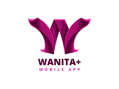 Wanita+ Mobile App branding logo ui