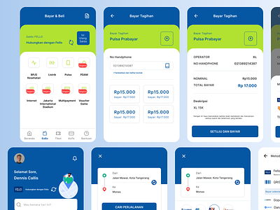Mobile App - Jak Lingko application design effective efficient information jakarta jaklingko payment public transport rute search