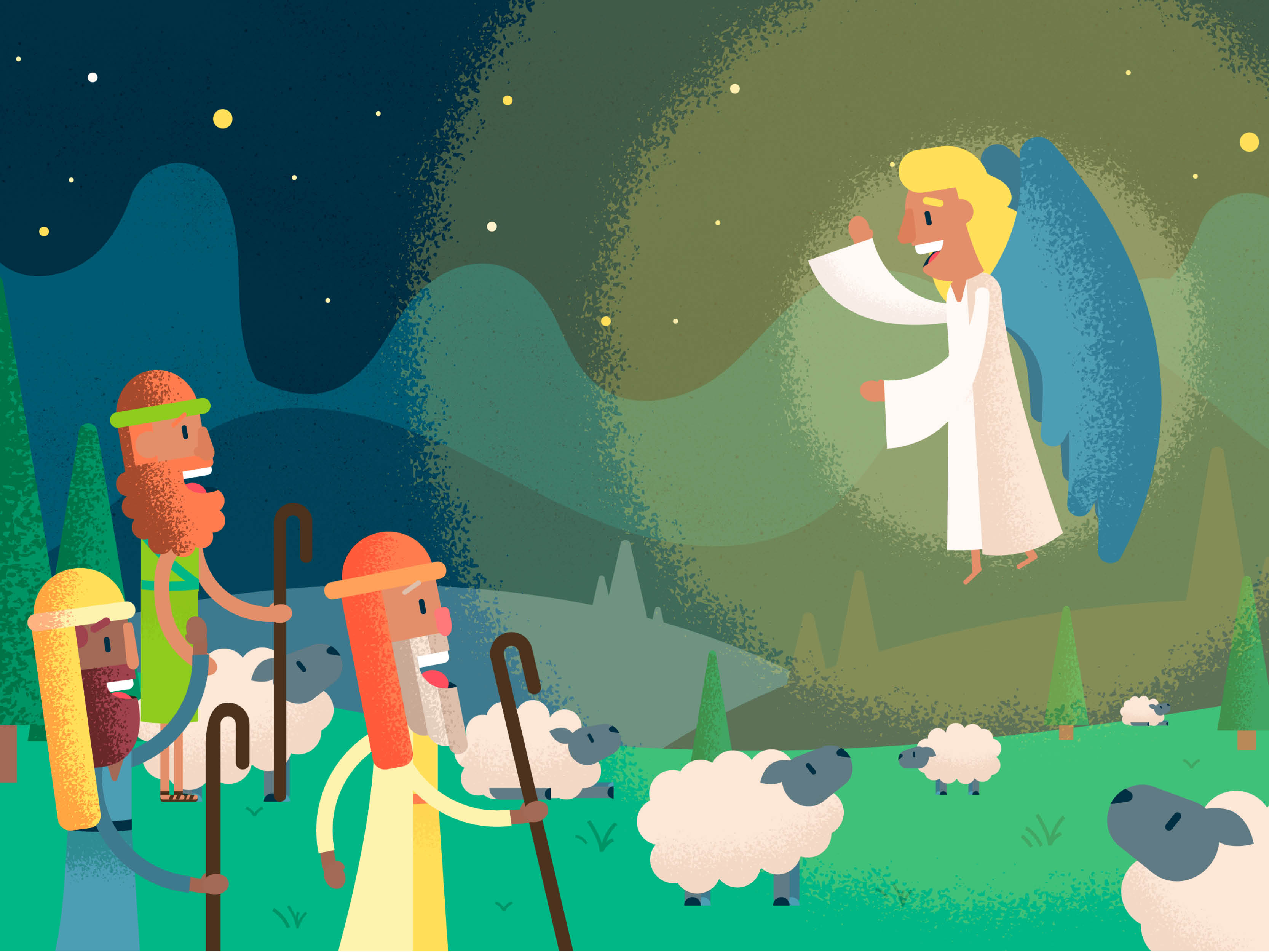 Christmas Nativity by Nate Farro on Dribbble