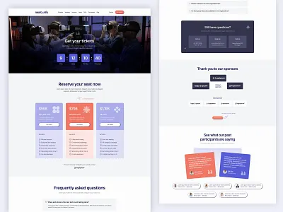 NextConfo - Pricing Page Design conference pricing page conference template conference ticketing page design event ticket events events pricing page events template events ticket page framer noocode responsive design web design web development webflow