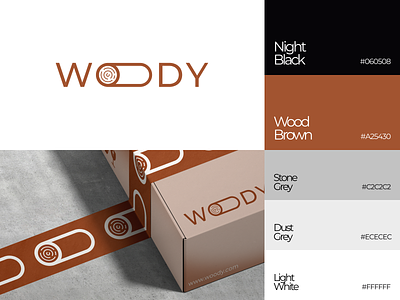 Woody - Brand Guideline architecture brand brand guideline branding color palette colors furniture interior logo logo design logo designer logo inspiration logo mark luxury modern logo pattern product product desig typography visual identity