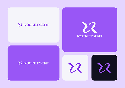 Rocketseat - identidade visual brand brand design branding code code school dev logo logodesign logotipo logotype programming rocketseat technology ui