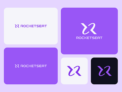 Rocketseat - identidade visual brand brand design branding code code school dev logo logodesign logotipo logotype programming rocketseat technology ui